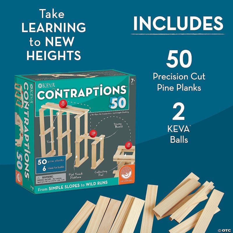 Structures & Contraptions | Keva Contraptions 50 Plank Set Structures & Contraptions Structures & Contraptions