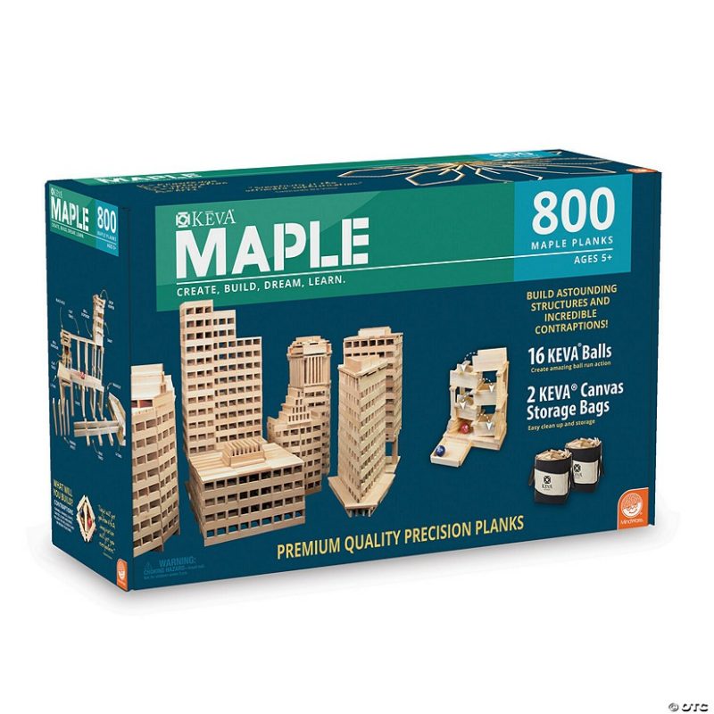 Structures & Contraptions | Keva Maple 800 Plank Set With Canvas Storage Bags Structures & Contraptions Structures & Contraptions