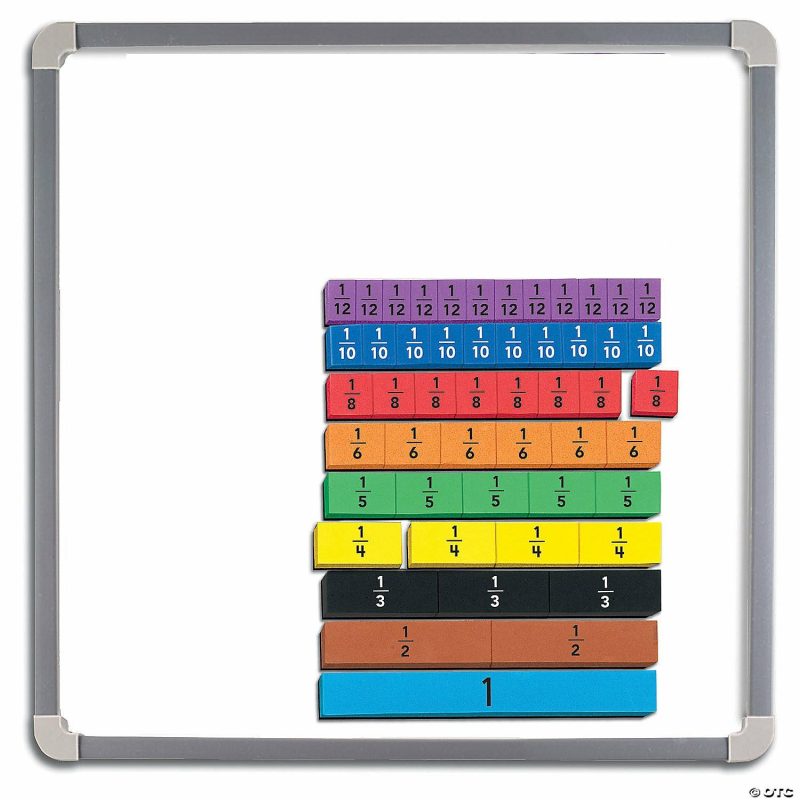 Teaching Resources | Educational Insights Foam Magnetic Fraction Strips, 51 Pieces Classroom Resources For Educators Teaching Resources