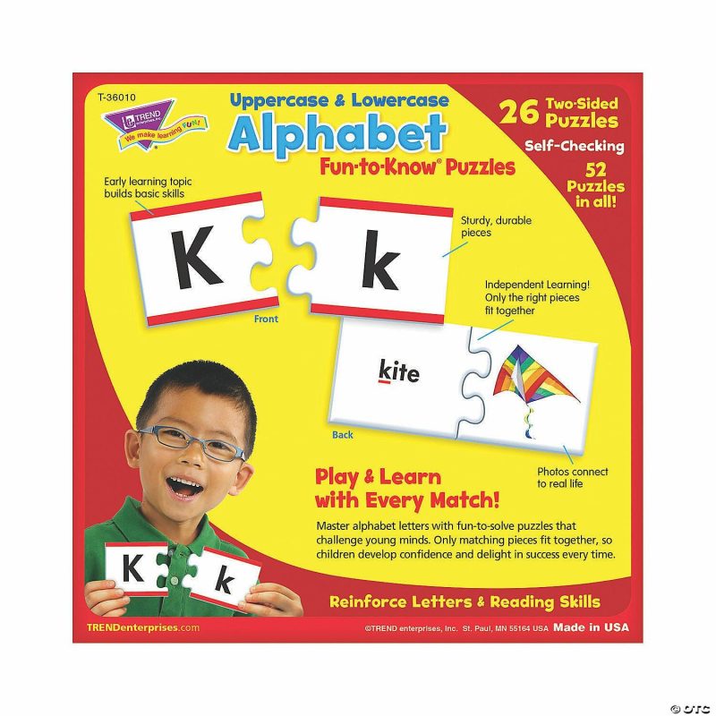 Teaching Resources | Trend Enterprises, Inc. Uppercase & Lowercase Alphabet Jigsaw Puzzles Classroom Resources For Educators Teaching Resources