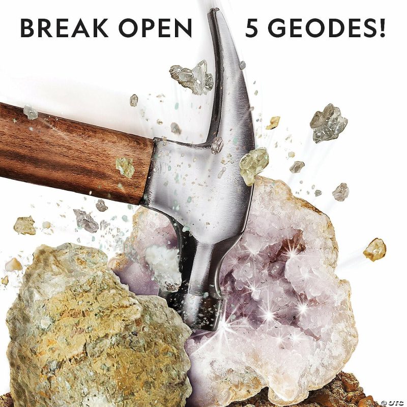 The Earth & Stars | National Geographic Break Open 5 Geodes Starter Kit Science & Nature The Earth & Stars