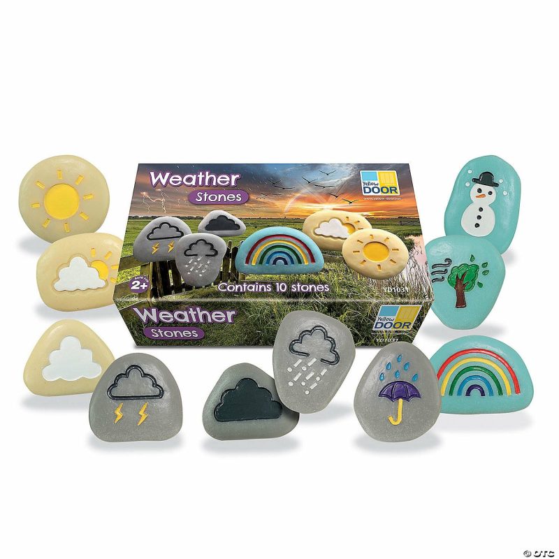 The Earth & Stars | Yellow Door Us Weather Stones – Set Of 10 Science & Nature The Earth & Stars