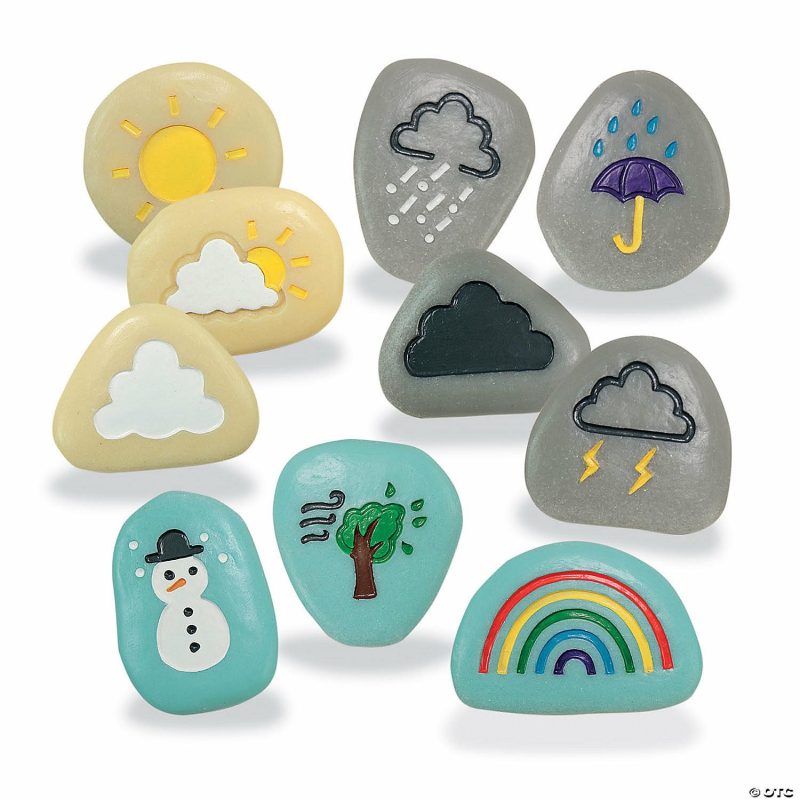 The Earth & Stars | Yellow Door Us Weather Stones – Set Of 10 Science & Nature The Earth & Stars