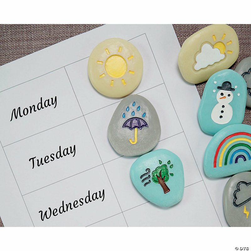 The Earth & Stars | Yellow Door Us Weather Stones – Set Of 10 Science & Nature The Earth & Stars