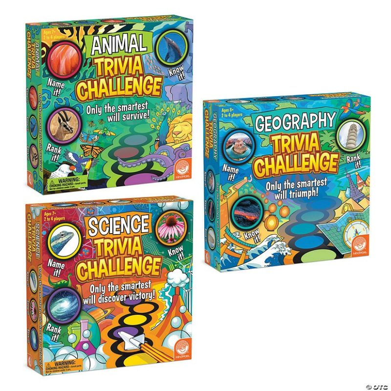 Trivia & Knowledge Games | Trivia Challenge Games: Set Of 3 Games Trivia & Knowledge Games