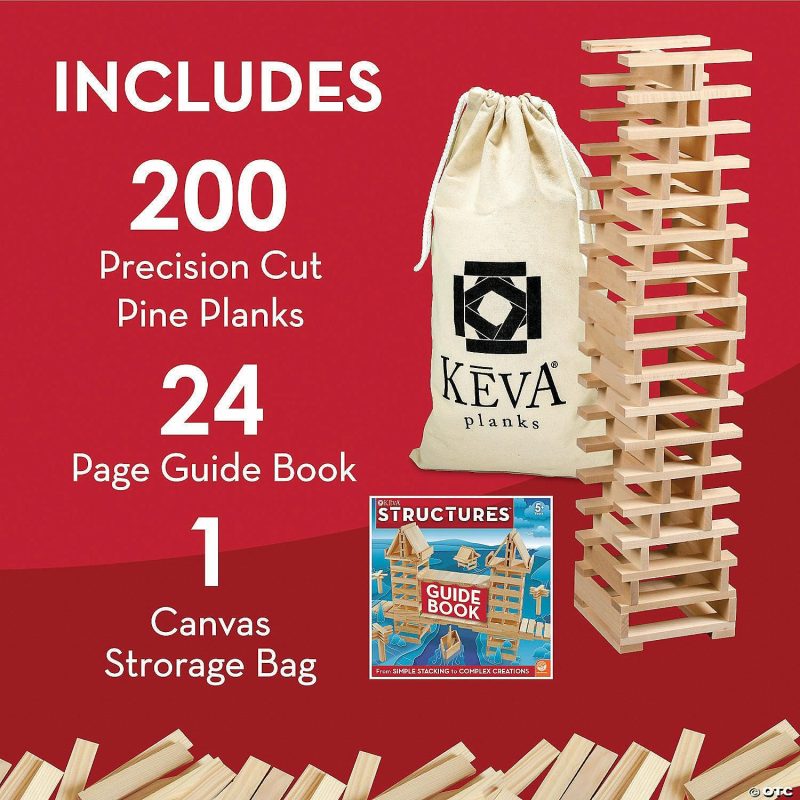 Creative Construction | Keva: Structures 200 Plank Set Building Sets Creative Construction