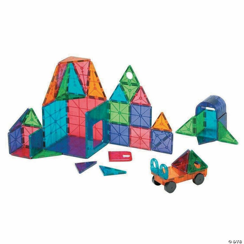 Creative Construction | Magna-Tiles® 148-Piece Magnetic Construction Set With Free Storage Bin Building Sets Creative Construction