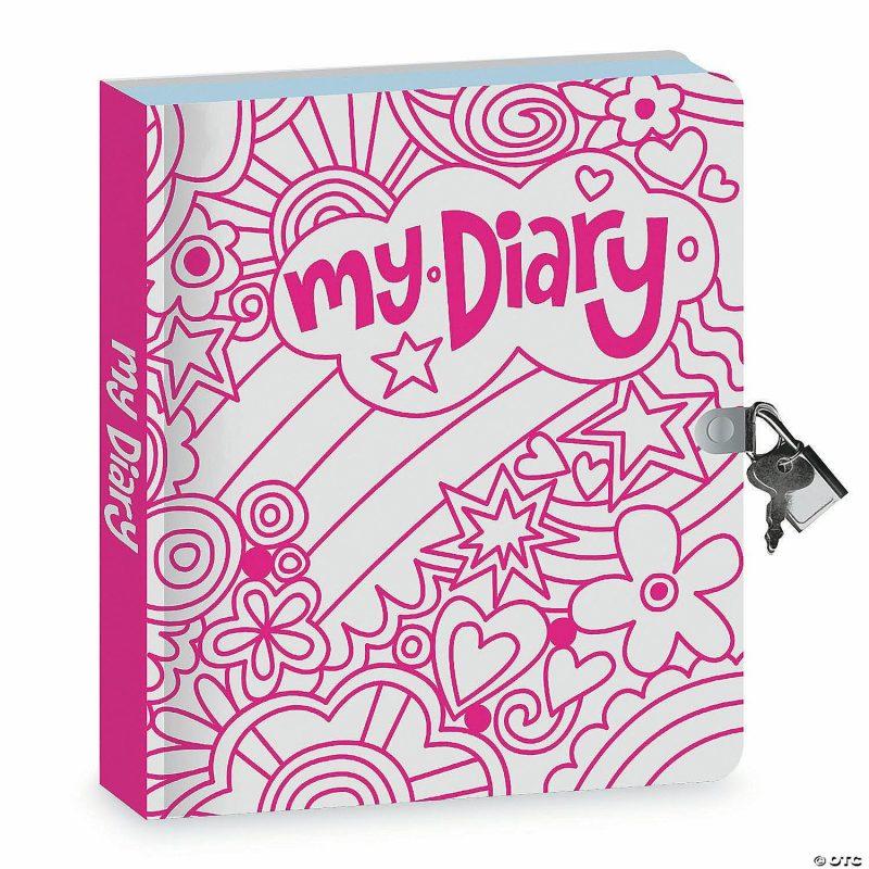 Diaries & Journals | Rainbow World Foil Coloring Diary Creative Activities Diaries & Journals