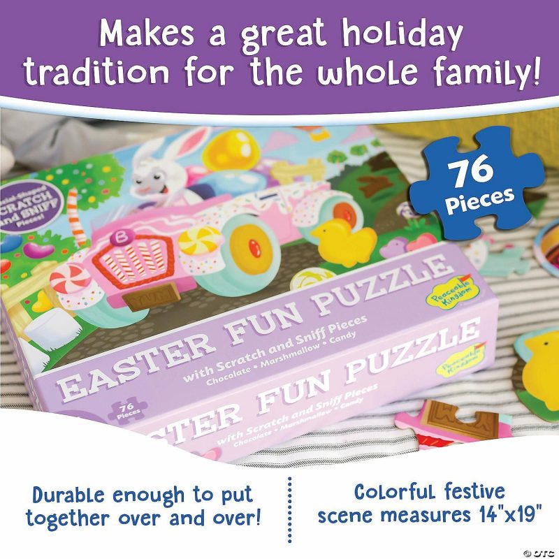 Hands-On Puzzles | Easter Fun Scratch And Sniff Jigsaw Puzzle Brain Teasers & Puzzles Hands-On Puzzles