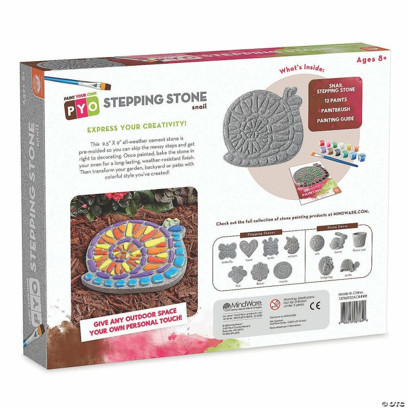 Paint Your Own | Paint Your Own Stepping Stone: Snail Creative Activities Paint Your Own