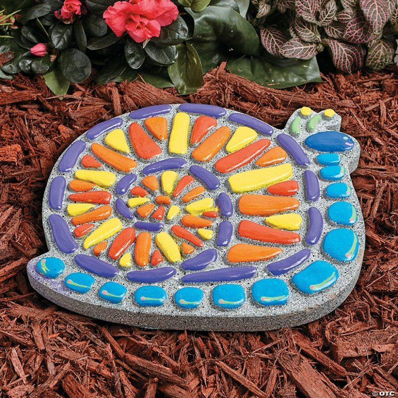 Paint Your Own | Paint Your Own Stepping Stone: Snail Creative Activities Paint Your Own