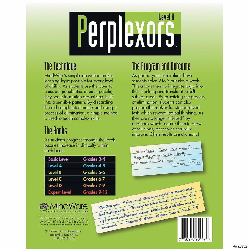 Perplexors | Perplexors: Level B Brain Teasers & Puzzles Perplexors