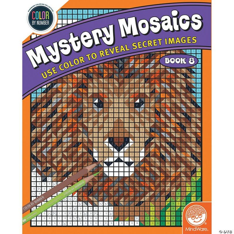 Coloring Books | Color By Number Mystery Mosaics: Book 8 Coloring Books Coloring Books