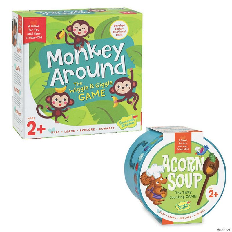 Early Learning Games | Acorn Soup And Monkey Around: Set Of 2 Early Learning Early Learning Games