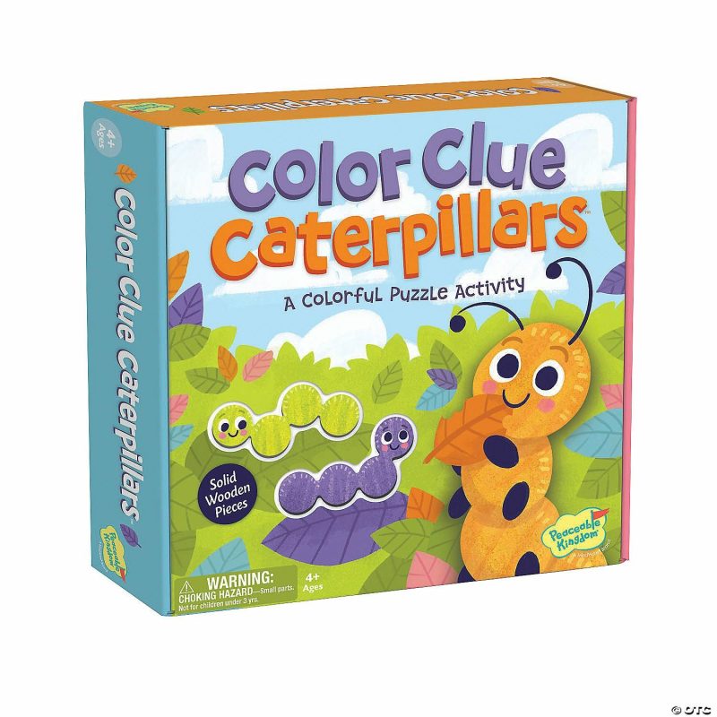 Hands-On Puzzles | Color Clue Caterpillars Brain Teasers & Puzzles Hands-On Puzzles