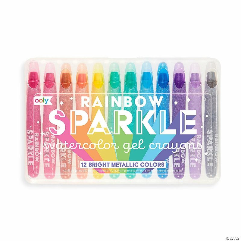 Art Supplies | Ooly Rainbow Sparkle Watercolor Gel Crayons Art Supplies Art Supplies