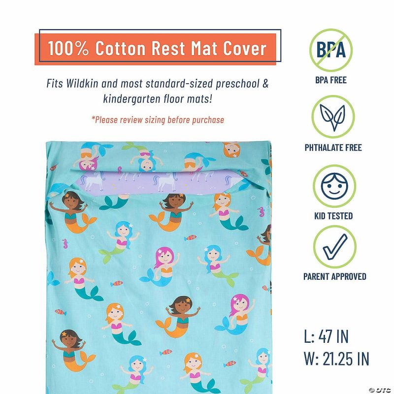 Bedding & Blankets | Wildkin Mermaids Rest Mat Cover Bedding & Blankets Bedding & Blankets