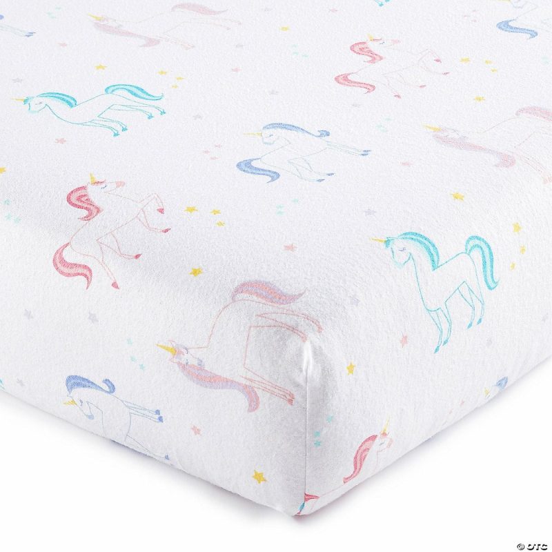 Bedding & Blankets | Wildkin Unicorn 100% Cotton Flannel Fitted Crib Sheet Bedding & Blankets Bedding & Blankets