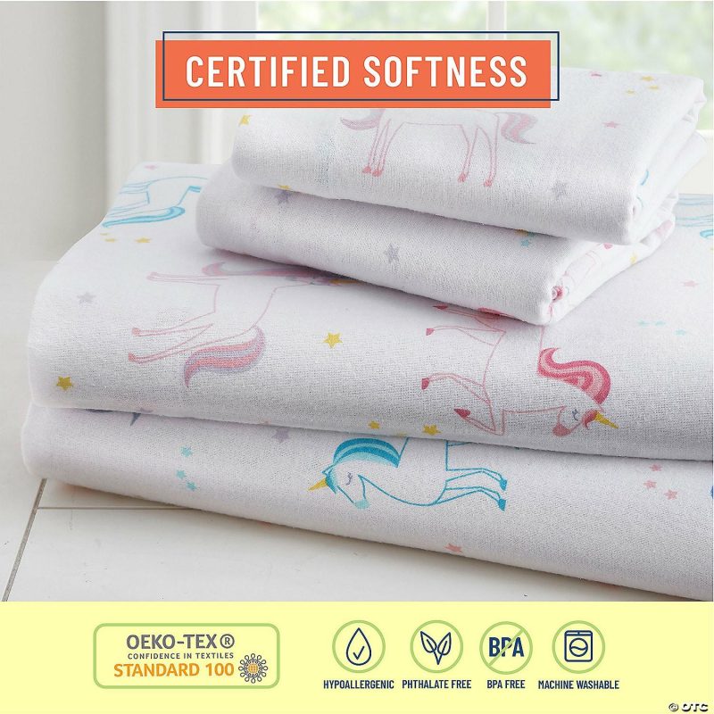 Bedding & Blankets | Wildkin Unicorn 100% Cotton Flannel Fitted Crib Sheet Bedding & Blankets Bedding & Blankets