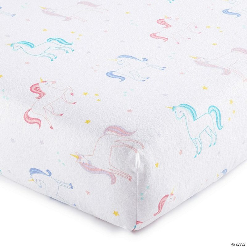 Bedding & Blankets | Wildkin Unicorn 100% Cotton Flannel Fitted Crib Sheet Bedding & Blankets Bedding & Blankets