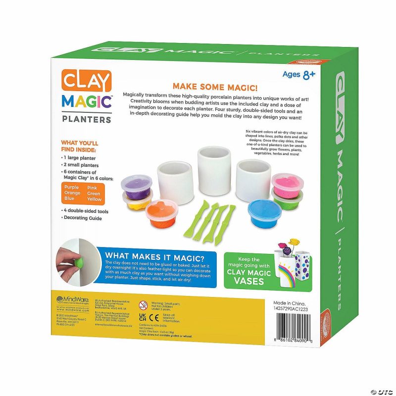 Craft Activities | Clay Magic Planters Craft Kit Craft Activities Craft Activities