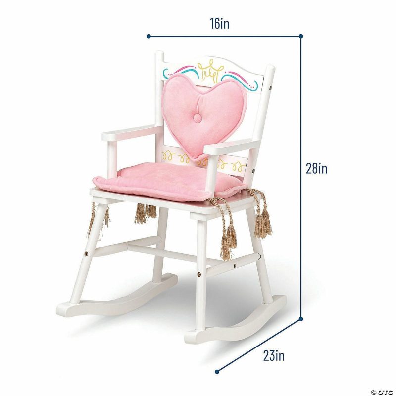 Furniture | Wildkin Princess Rocking Chair – White Furniture Furniture