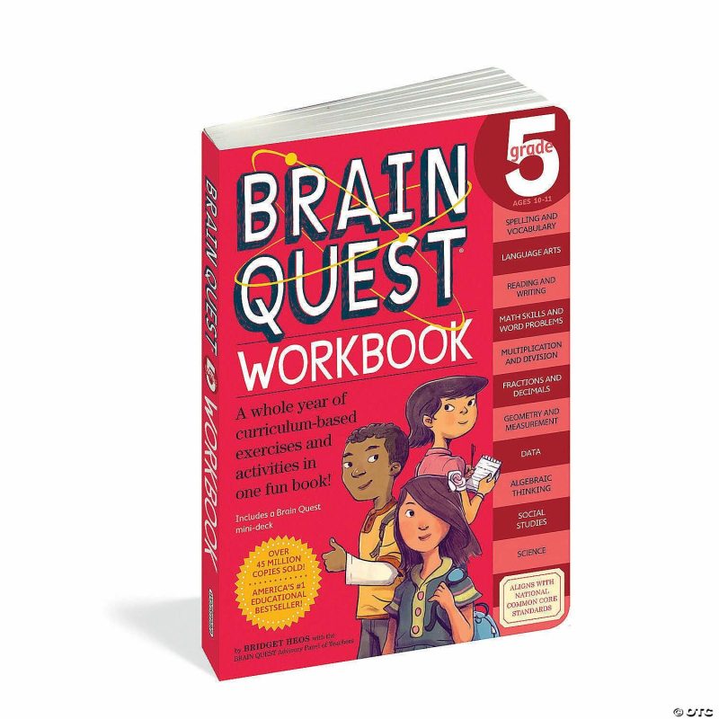 Math Skill-Builders | Brain Quest Workbook: Grade 5 Brain Teasers & Puzzles Math Skill-Builders