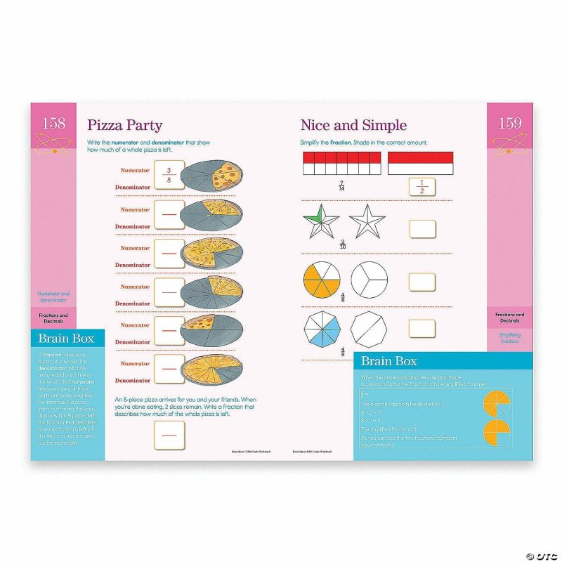 Math Skill-Builders | Brain Quest Workbook: Grade 5 Brain Teasers & Puzzles Math Skill-Builders