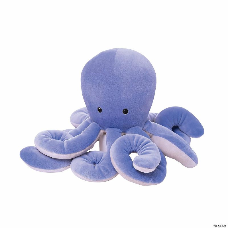 Plush Toys & Puppets | Manhattan Toy Velveteen Sourpuss Octopus Stuffed Animal Early Learning Plush Toys & Puppets