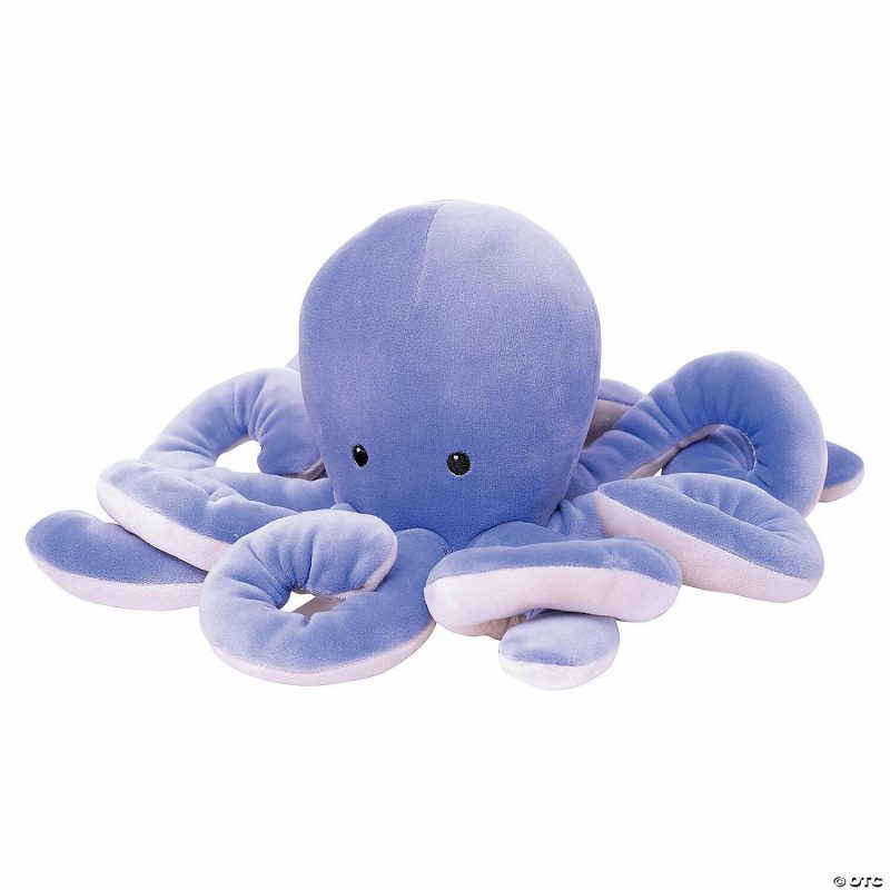 Plush Toys & Puppets | Manhattan Toy Velveteen Sourpuss Octopus Stuffed Animal Early Learning Plush Toys & Puppets