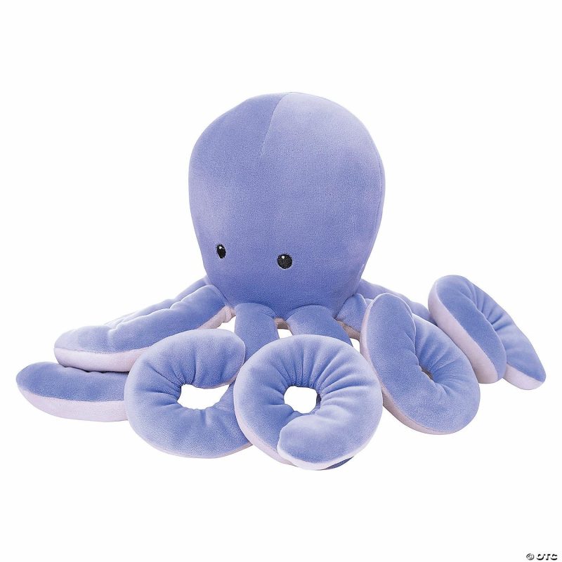 Plush Toys & Puppets | Manhattan Toy Velveteen Sourpuss Octopus Stuffed Animal Early Learning Plush Toys & Puppets