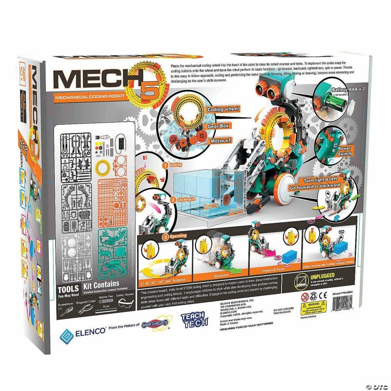 Stem Toys | Mech5 Mechanical Coding Robot Stem Toys Stem Toys