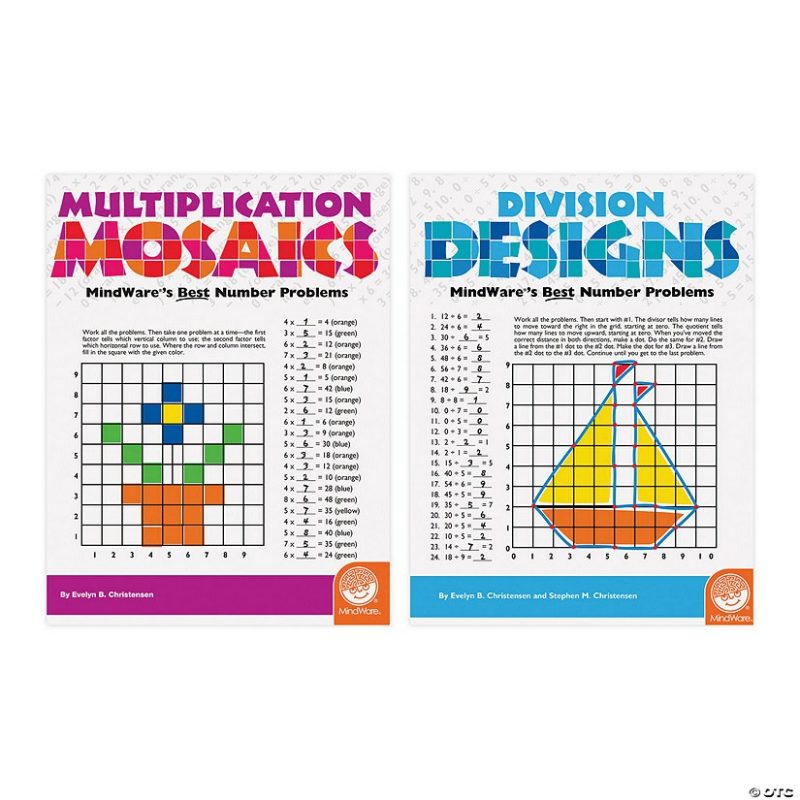 Teaching Resources | Math Mosaics Multiplication And Division: Set Of 2 Classroom Resources For Educators Teaching Resources