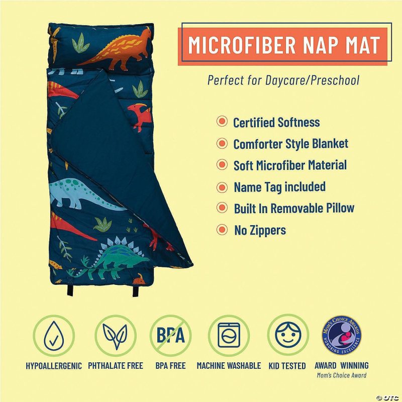 Bedding & Blankets | Wildkin: Jurassic Dinosaurs Microfiber Nap Mat Bedding & Blankets Bedding & Blankets