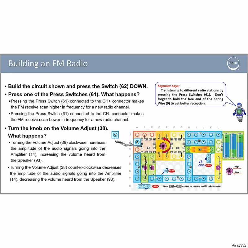 Structures & Contraptions | E-Blox® Circuit Blox™ Student Set, 120 Projects Technology & Engineering Structures & Contraptions