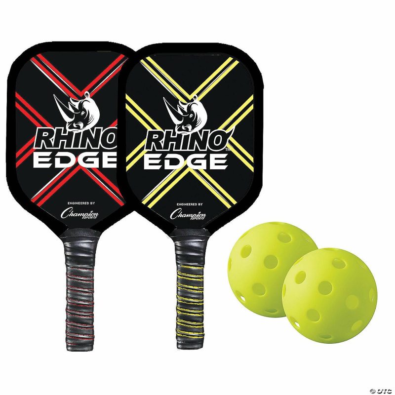 Outdoor Play | Champion Sports Rhino Pickleball Edge 2 Player Set Active Play Outdoor Play