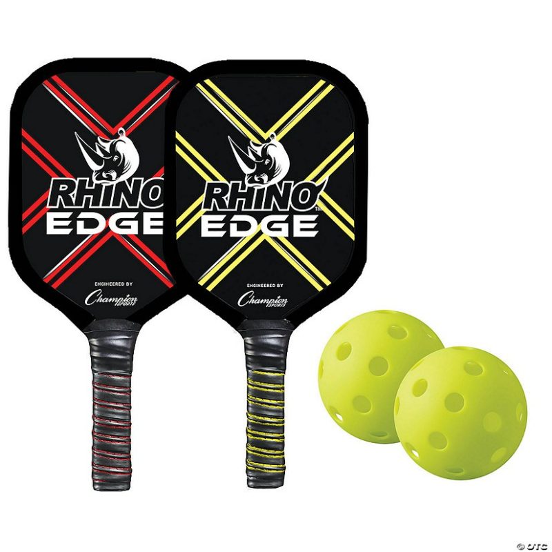 Outdoor Play | Champion Sports Rhino Pickleball Edge 2 Player Set Active Play Outdoor Play