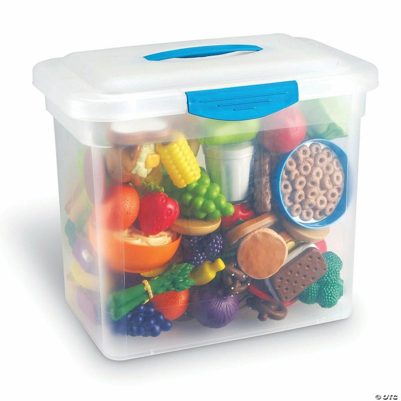 Pretend Play | Learning Resources New Sprouts® Classroom Play Food Set In Large Tote Early Learning Pretend Play