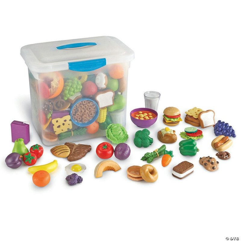 Pretend Play | Learning Resources New Sprouts® Classroom Play Food Set In Large Tote Early Learning Pretend Play