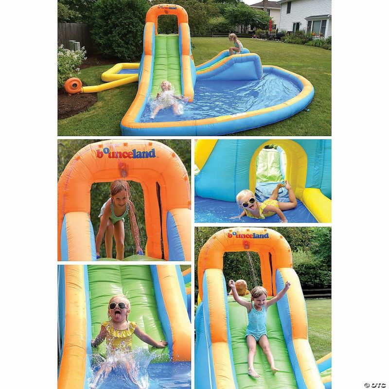 Water Toys | Bounceland Cascade Water Slides And Large Pool Active Play Water Toys